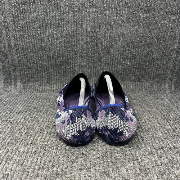 Rothy’s The Round Flats Violet Botanicamo Camo Purple Knit Loafer Women’s 12 US - Picture 4 of 8